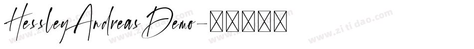 HessleyAndreas Demo字体转换
